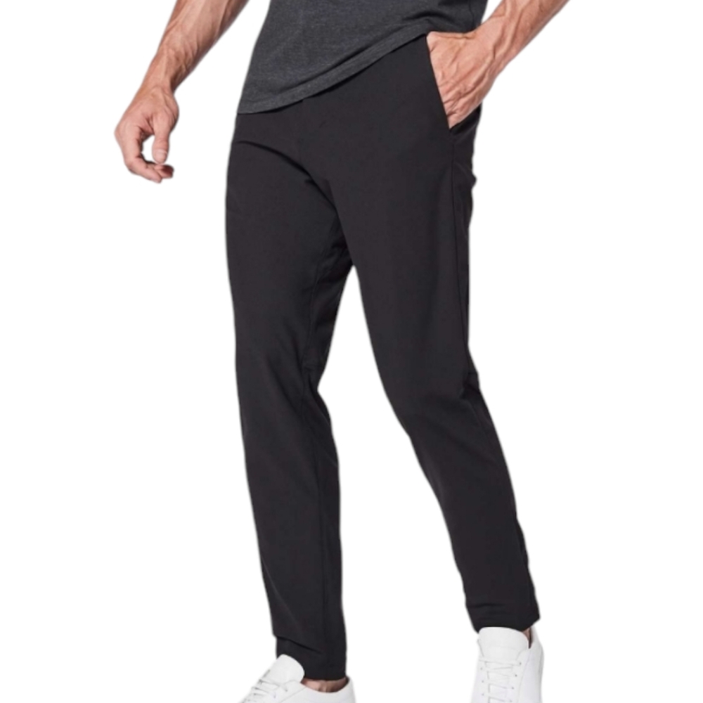 Lululemon Commission Pant Slim Warpstreme, 2-way Stretch, Black, EUC, size 34x32